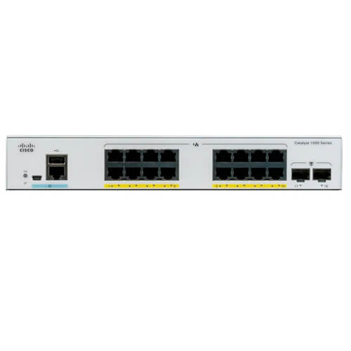 C1000-16P-2G-L | Switch Cisco Catalyst 1000 16port GE, POE, 2x1G SFP