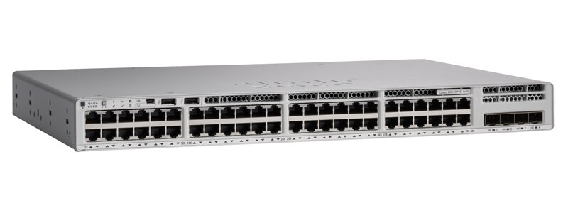 C9200L-48PXG-4X-E Switch Cisco 9200L 48 port PoE+ (12xmGig, 36x1G), 4x10G uplink, Network Essentials