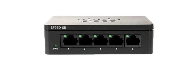 SF95D-05-AS Desktop Switch Cisco SF95D 5 Port 10/100