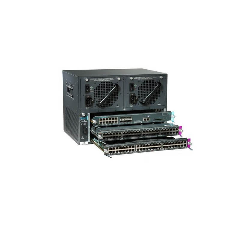 WS-C4503 | Switch Cisco Catalyst 4500-E Chassis 3 Slot, Fan, No Power Supply