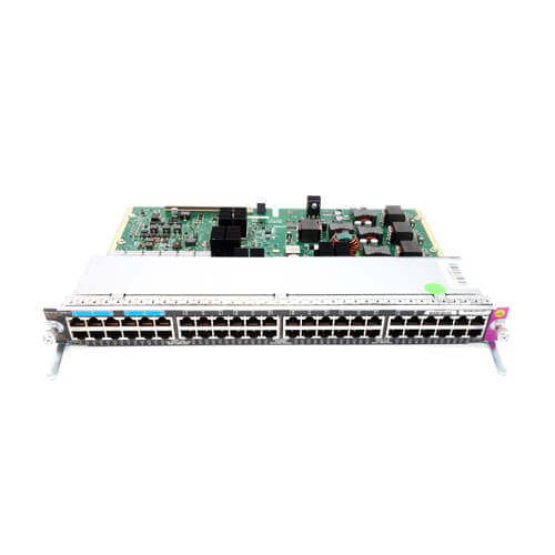 WS-X4748-RJ45V+E | Cisco Catalyst 4500 Line Card 48 Port 10/100/1000 RJ45