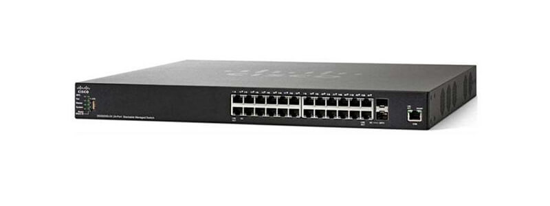 SG550XG-24T-K9-EU Switch Cisco SMB 550X 24 Port 10G RJ45, 2 Port 10G RJ45/SFP+ Uplink, 1 Port 1G Management
