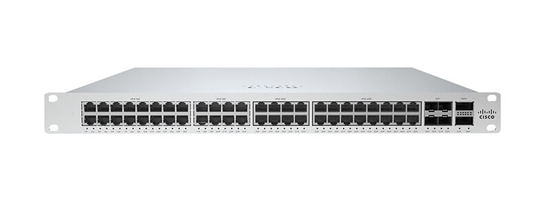 Switch Cisco Meraki 48 Port RJ45 (32 Port 1G + 16 Port mGig), 4 Port 10G SFP+/2 Port 40G QSFP+ Uplink MS355-48X-HW