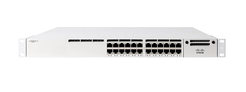 Switch Cisco Meraki MS390 24x 1G RJ45, 4/8x 10G SFP+, 2x 40G QSFP+ Uplink MS390-24-HW